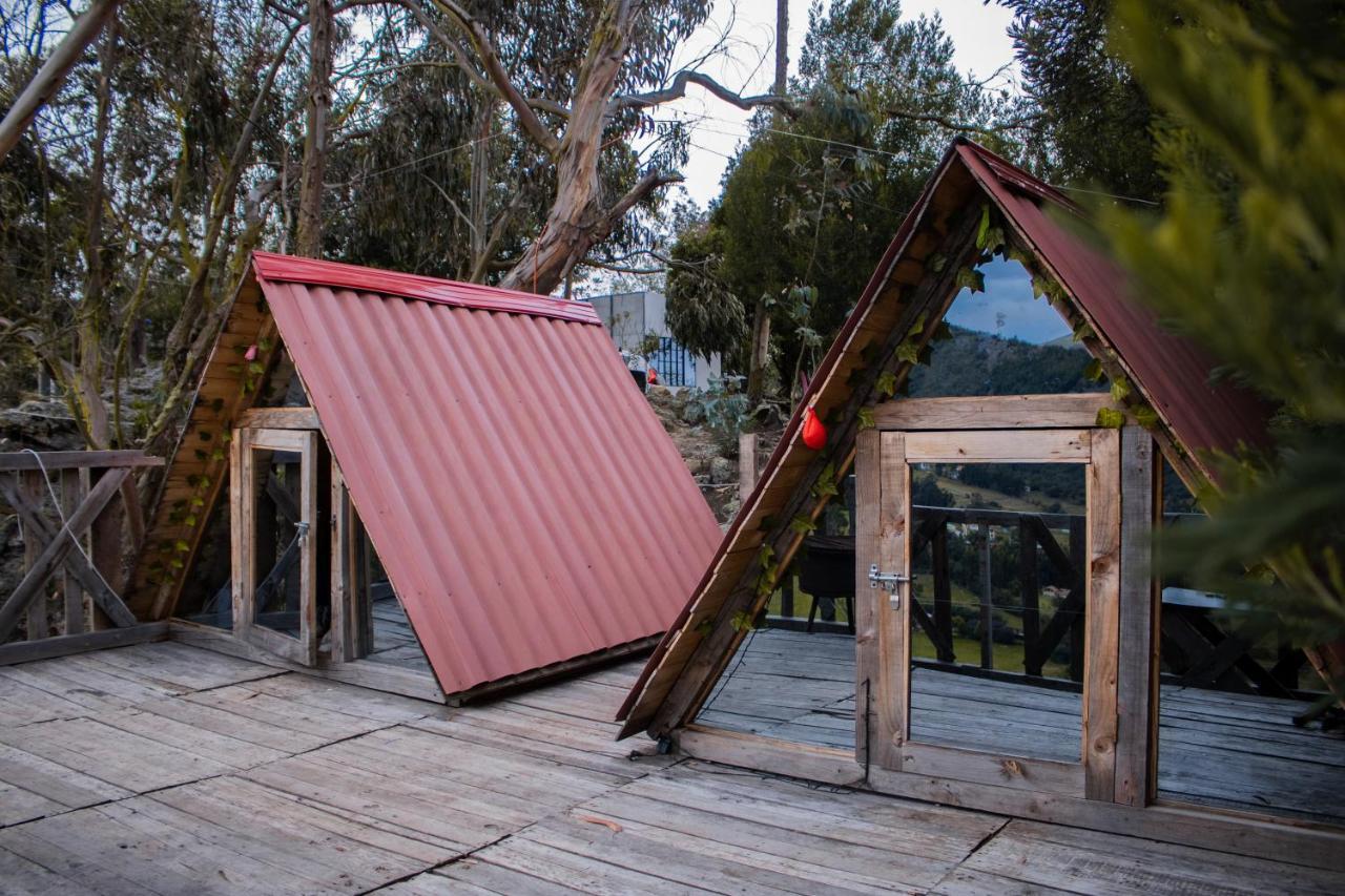 Mini Cabana Roca Glamping Suesca Bagian luar foto