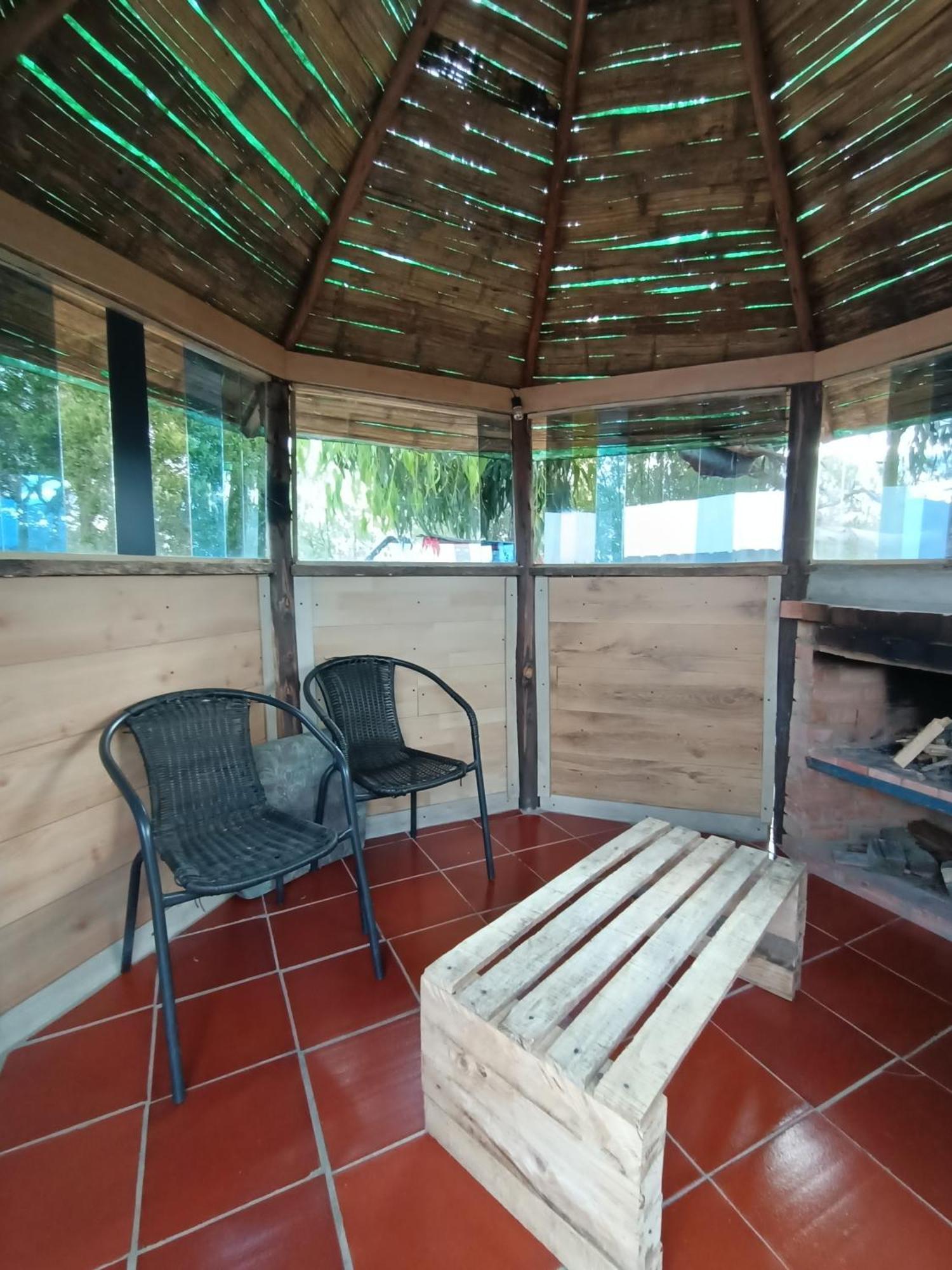 Mini Cabana Roca Glamping Suesca Bagian luar foto