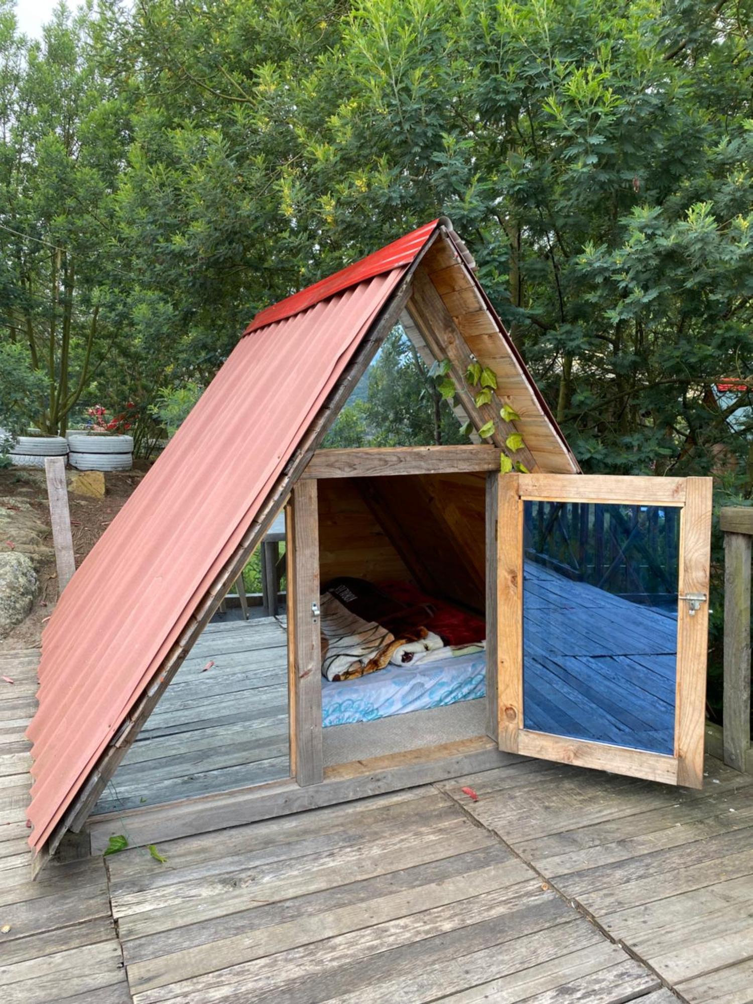 Mini Cabana Roca Glamping Suesca Bagian luar foto
