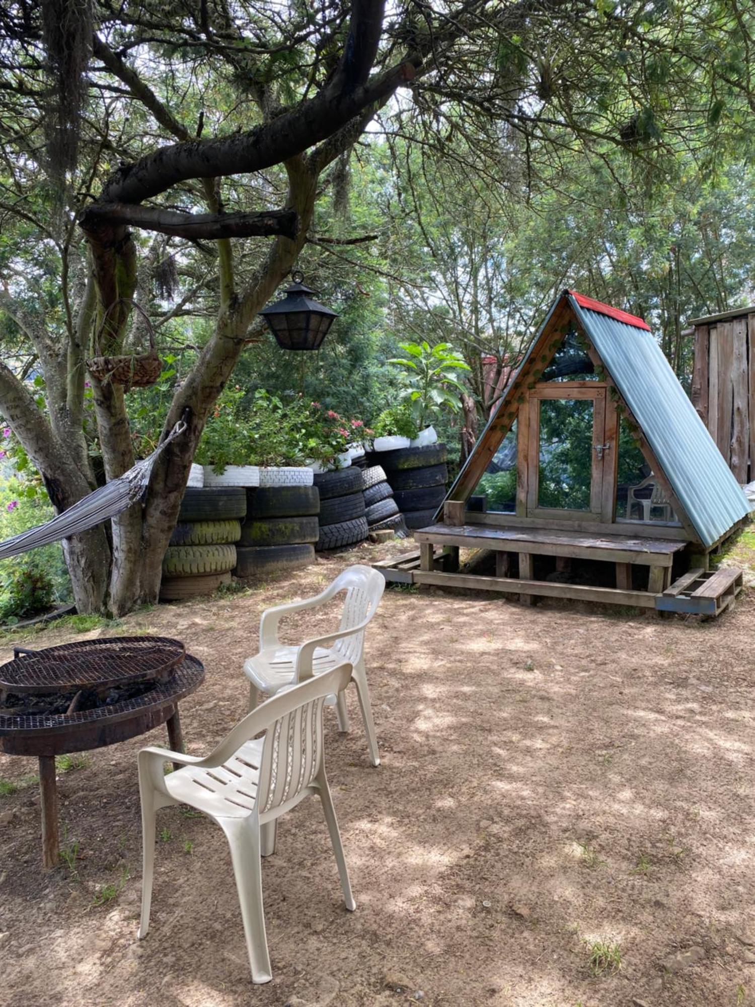 Mini Cabana Roca Glamping Suesca Bagian luar foto