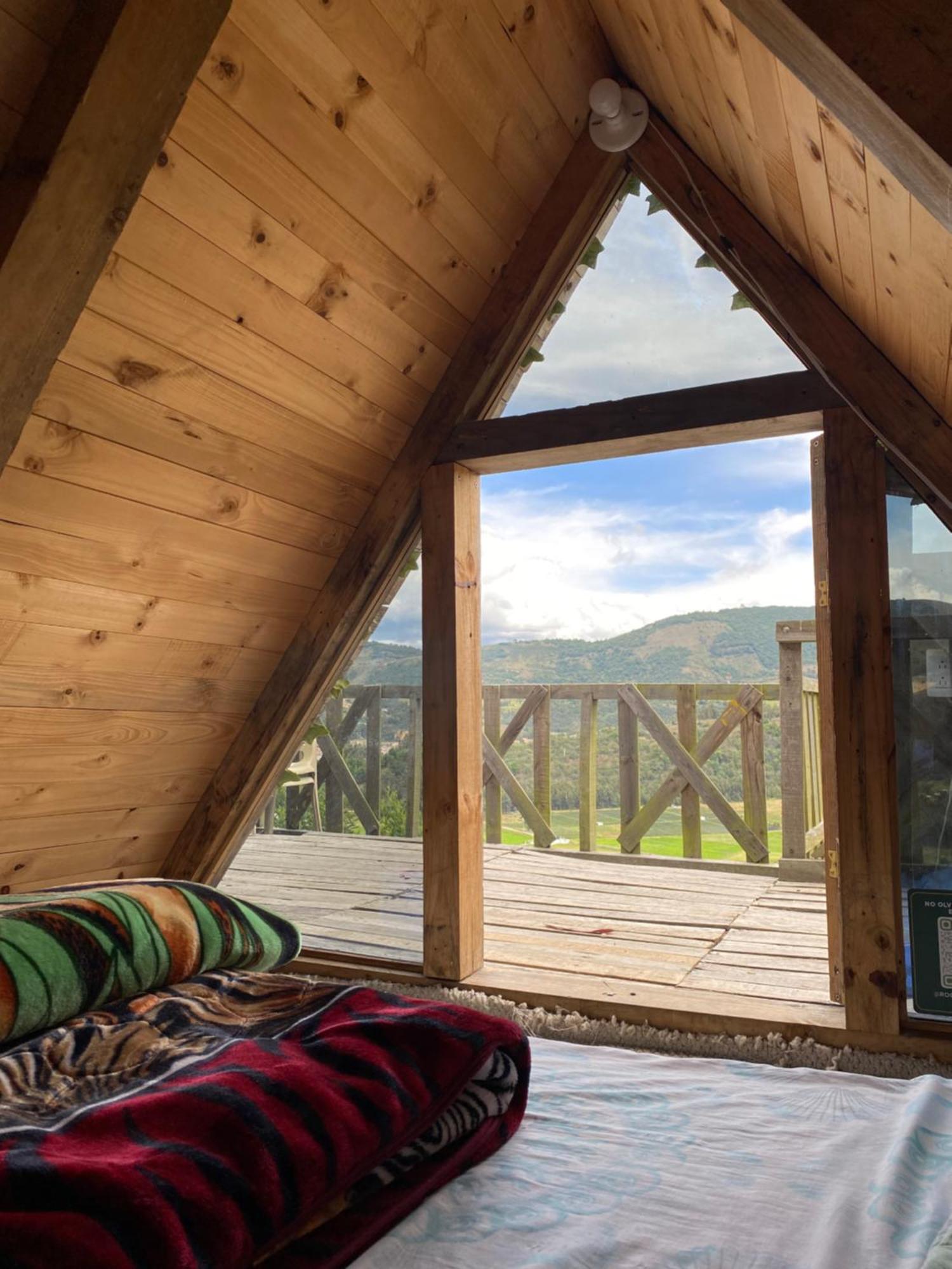 Mini Cabana Roca Glamping Suesca Bagian luar foto