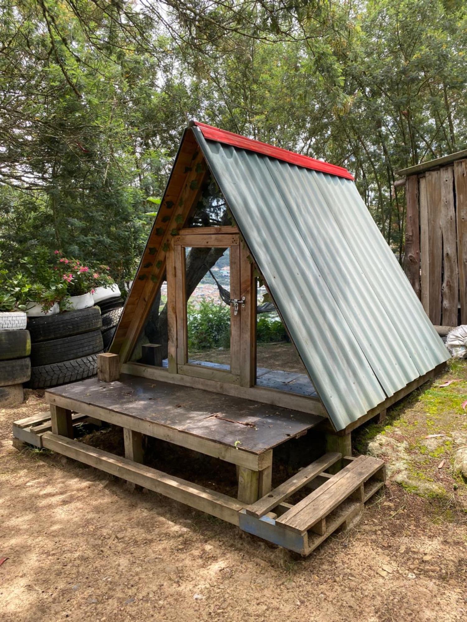 Mini Cabana Roca Glamping Suesca Bagian luar foto
