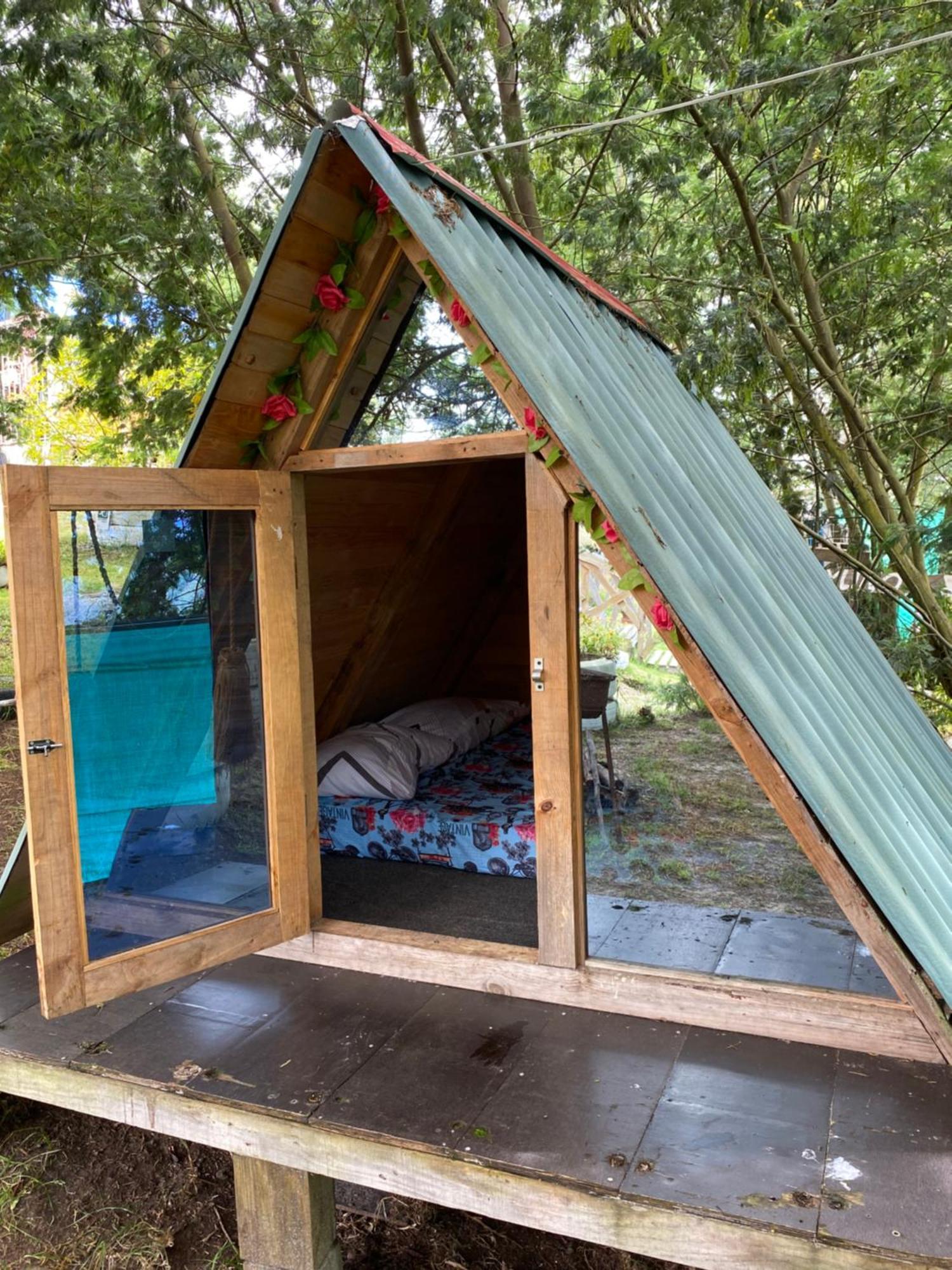 Mini Cabana Roca Glamping Suesca Bagian luar foto
